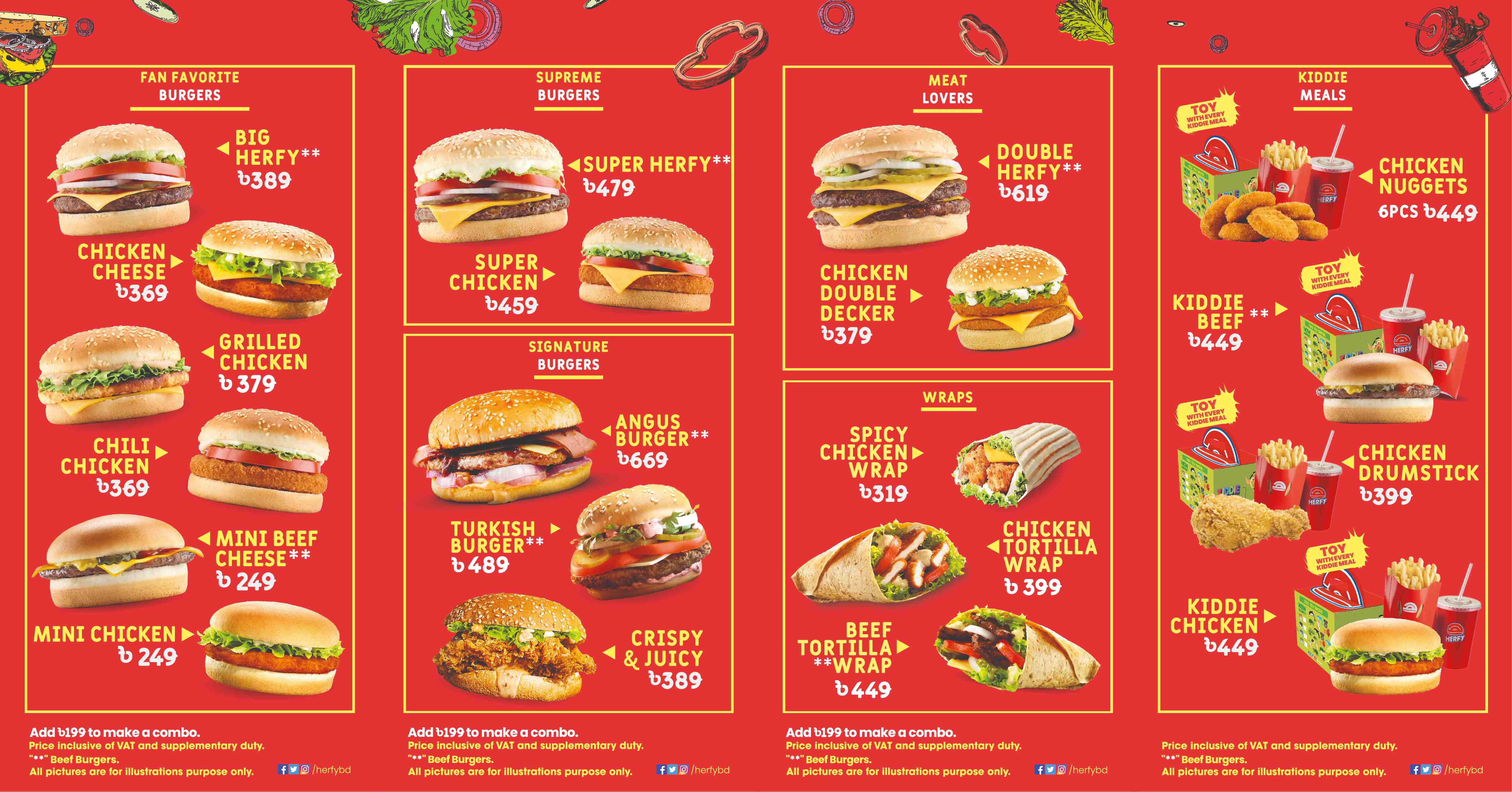 Menu - Brochure Segment B